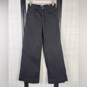 Anthropologie Charcoal Wide-Leg Jeans